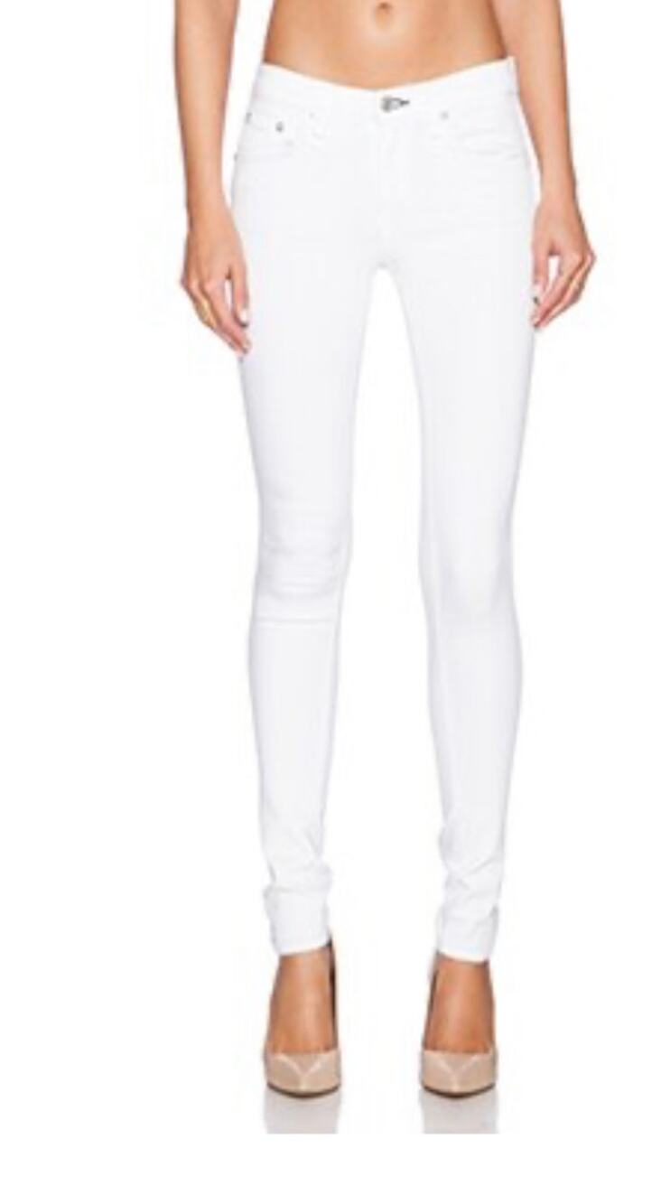Rag & Bone Skinny Jeans Bright White 29
